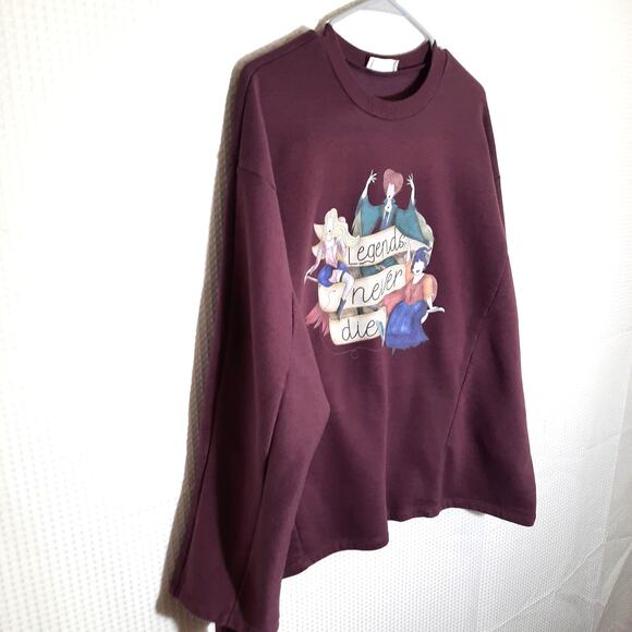 Zenana Outfitters Purple Graphic Sweatshirt - Picture 3 of 7